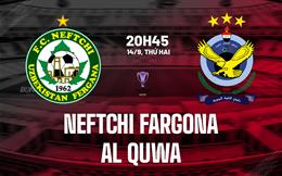 Nhận định Neftchi Fergana vs Al Quwa 20h45 ngày 14/9 (AFC Champions League Elite 2026/27)