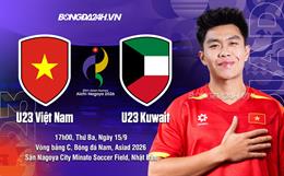 Nhận định U23 Việt Nam vs U23 Kuwait (17h00 ngày 15/9): Quyết thắng ngày ra quân