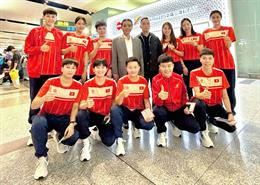 Đội tuyển ‘săn vàng ASIAD’ của Việt Nam đã đến Nhật Bản