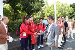 Đoàn Thể thao Việt Nam nhận sự khích lệ trước khi dự ASIAD 2026