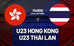 Nhận định U23 Hong Kong (Trung Quốc) vs U23 Thái Lan 14h00 ngày 20/9 (ASIAD 2026)