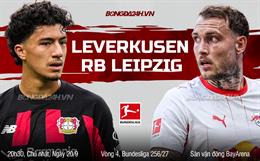 Nhận định Leverkusen vs Leipzig (20h30 ngày 20/9): Chờ mưa bàn thắng