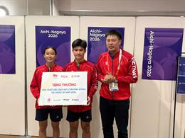 Việt Nam giành huy chương đầu tiên tại ASIAD 2026