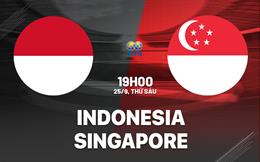 Nhận định bóng đá Indonesia vs Singapore 19h00 ngày 25/9 (FIFA ASEAN Cup 2026)
