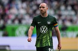 Eriksen chia tay Wolfsburg sau lần thứ 2 đổ gục trên sân
