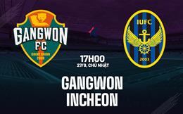 Nhận định bóng đá Gangwon vs Incheon 17h00 ngày 27/9 (VĐQG Hàn Quốc 2026)