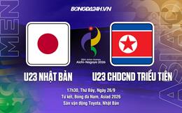 Nhận định bóng đá U23 Nhật Bản vs U23 CHDCND Triều Tiên 17h30 ngày 26/9 (ASIAD 2026)