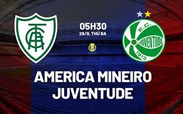 Nhận định bóng đá America Mineiro vs Juventude 5h30 ngày 29/9 (Hạng 2 Brazil 2026)