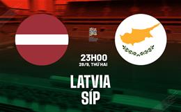 Nhận định bóng đá Latvia vs Síp 23h00 ngày 28/9 (UEFA Nations League 2026/27)