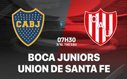 Nhận định Boca Juniors vs Union De Santa Fe 7h30 ngày 3/10 (VĐQG Argentina 2026)