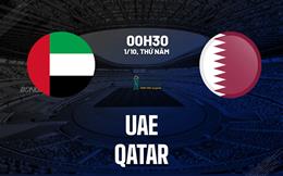 Nhận định bóng đá UAE vs Qatar 0h30 ngày 1/10 (Guld Cup 2026)