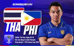 Nhận định Thái Lan vs Philippines (16h00 ngày 02/10): Cuộc đấu giữa hai thái cực