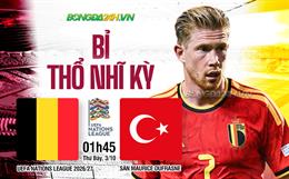 Nhận định Bỉ vs Thổ Nhĩ Kỳ (01h45 ngày 3/10): Đè bẹp đội khách