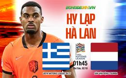 Nhận định Hy Lạp vs Hà Lan (01h45 ngày 2/10): Khó dậpCơn lốc cam"