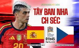 Nhận định Tây Ban Nha vs Séc (01h45 ngày 4/10): Bò tót áp đảo