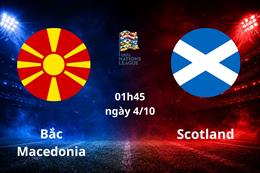 Nhận định Bắc Macedonia vs Scotland (01h45 ngày 4/10): Nỗ lực kiếm 3 điểm