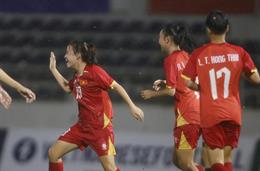 U17 nữ Việt Nam thắng đậm trận ra quân tại giải châu Á