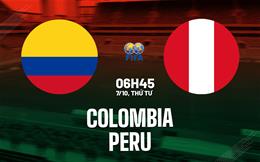 Nhận định bóng đá Colombia vs Peru 6h45 ngày 7/10 (Giao hữu quốc tế)