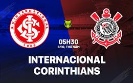 Nhận định bóng đá Internacional vs Corinthians 5h30 ngày 8/10 (VĐQG Brazil 2026)