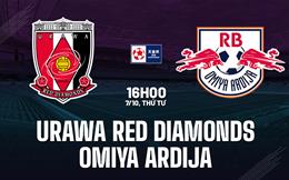 Nhận định Urawa Red Diamonds vs Omiya Ardija 16h00 ngày 7/10 (Cúp Nhật Hoàng 2026/27)