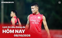 Lịch thi đấu, trực tiếp bóng đá hôm nay 08/10/2026: Lion City vs CAHN