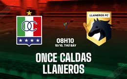 Nhận định bóng đá Once Caldas vs Llaneros 8h10 ngày 10/10 (VĐQG Colombia 2026)