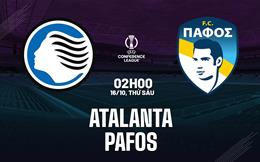 Nhận định Atalanta vs Pafos (02h00 ngày 16/10): Khẳng định vị thế