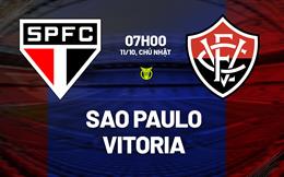 Nhận định bóng đá Sao Paulo vs Vitoria 7h00 ngày 11/10 (VĐQG Brazil 2026)