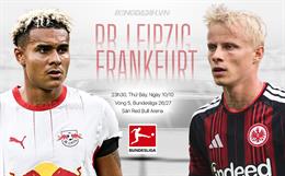 Nhận định RB Leipzig vs Frankfurt (23h30 ngày 10/10): Vị khách khó chịu