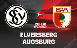 Nhận định bóng đá Elversberg vs Augsburg 20h30 ngày 17/10 (Bundesliga 2026/27)