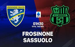 Nhận định Frosinone vs Sassuolo (1h45 ngày 17/10): Chờ mưa bàn thắng