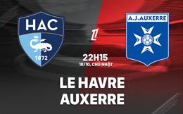 Nhận định bóng đá Le Havre vs Auxerre 22h15 ngày 18/10 (Ligue 1 2026/27)