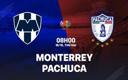 Nhận định bóng đá Monterrey vs Pachuca 8h00 ngày 19/10 (VĐQG Mexico 2026/27)