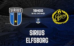 Nhận định bóng đá Sirius vs Elfsborg 19h00 ngày 18/10 (VĐQG Thụy Điển 2026)