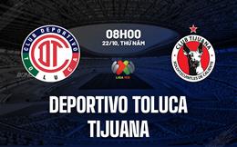 Nhận định bóng đá Deportivo Toluca vs Tijuana 8h00 ngày 22/10 (VĐQG Mexico 2026/27)