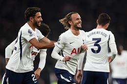 Maddison ghi bàn trong lần đầu đá chính cho Tottenham sau 18 tháng