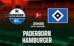 Nhận định bóng đá Paderborn vs Hamburger 20h30 ngày 24/10 (Bundesliga 2026/27)