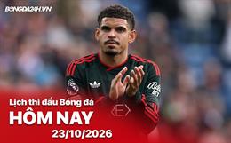 Lịch thi đấu, trực tiếp bóng đá hôm nay 23/10/2026: Ipswich vs Nottm Forest