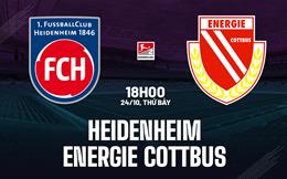 Nhận định bóng đá Heidenheim vs Cottbus 18h00 ngày 24/10 (Hạng 2 Đức 2026/27)