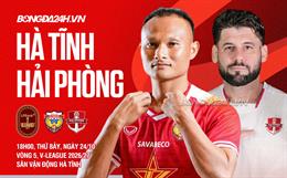Nhận định Hà Tĩnh vs Hải Phòng (18h00 ngày 24/10): Dễ có chia điểm