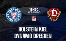 Nhận định Holstein Kiel vs Dynamo Dresden 19h30 ngày 25/10 (Hạng 2 Đức 2026/27)