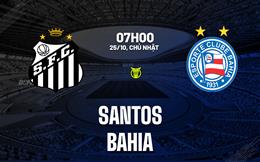 Nhận định bóng đá Santos vs Bahia 8h00 ngày 25/10 (VĐQG Brazil 2026)