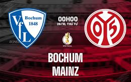 Nhận định bóng đá Bochum vs Mainz 0h00 ngày 28/10 (Cúp QG Đức 2026/27)