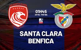 Nhận định bóng đá Santa Clara vs Benfica 1h45 ngày 27/10 (VĐQG Bồ Đào Nha 2026/27)