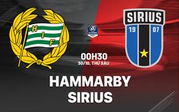 Nhận định bóng đá Hammarby vs Sirius 0h30 ngày 30/10 (VĐQG Thụy Điển 2026)