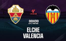 Nhận định bóng đá Elche vs Valencia 0h30 ngày 2/11 (La Liga 2026/27)