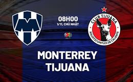 Nhận định bóng đá Monterrey vs Tijuana 8h05 ngày 1/11 (VĐQG Mexico 2026/27)