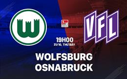 Nhận định bóng đá Wolfsburg vs Osnabruck 19h00 ngày 31/10 (Hạng 2 Đức 2026/27)