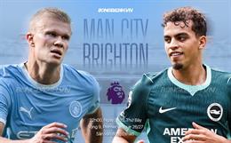 Nhận định Man City vs Brighton (22h00 ngày 31/10): Đại tiệc tấn công